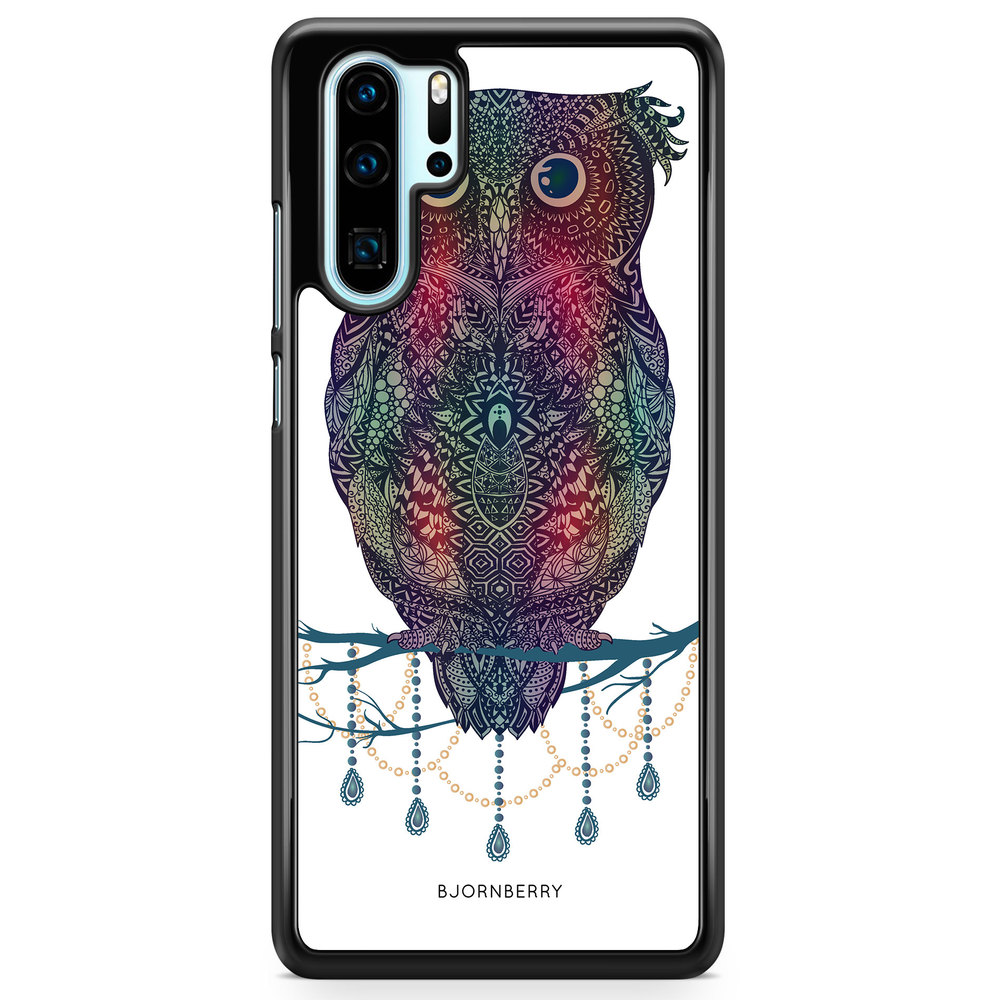 Huawei P30 Pro Case - Mandala Owl