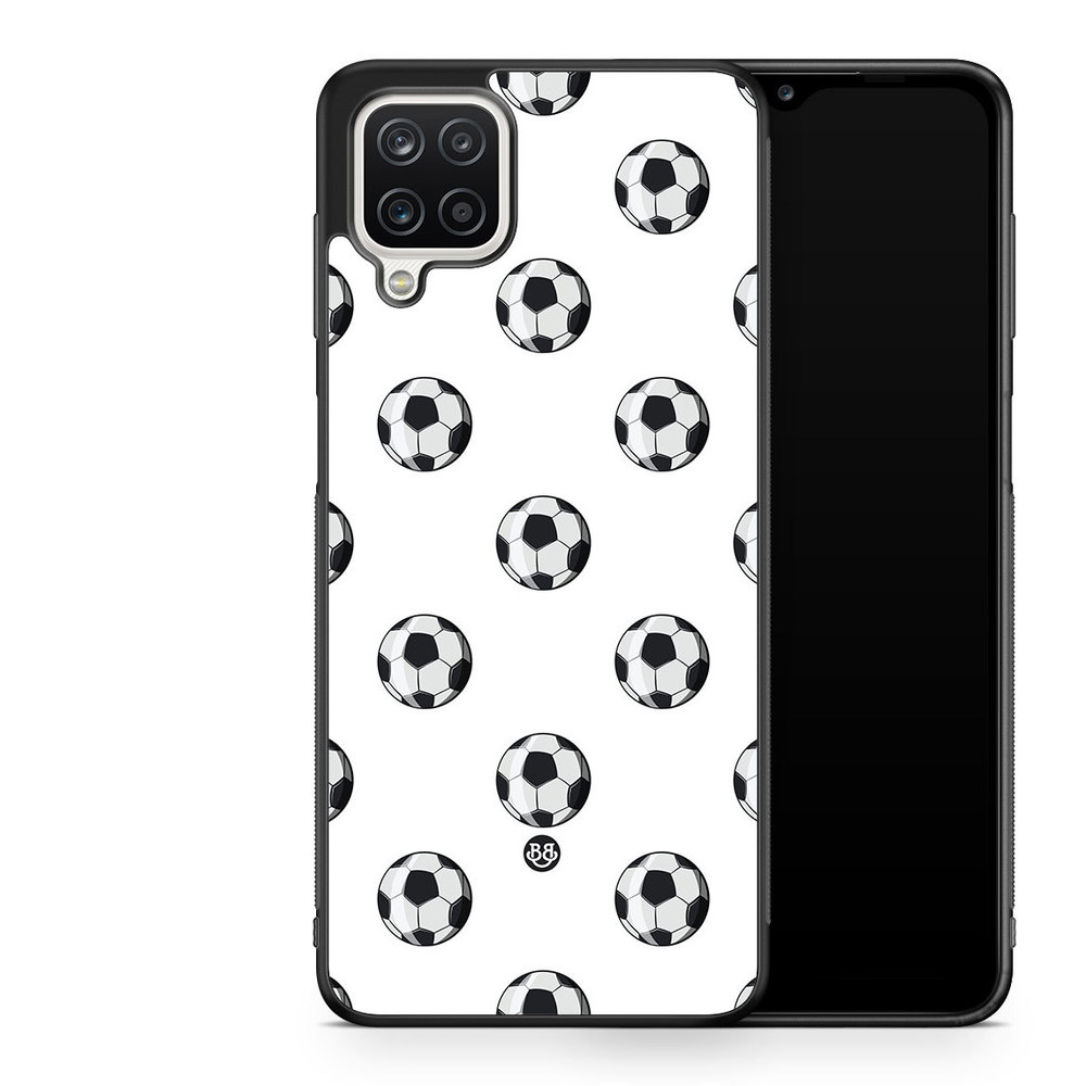 Samsung Galaxy A12 Case - Footballs