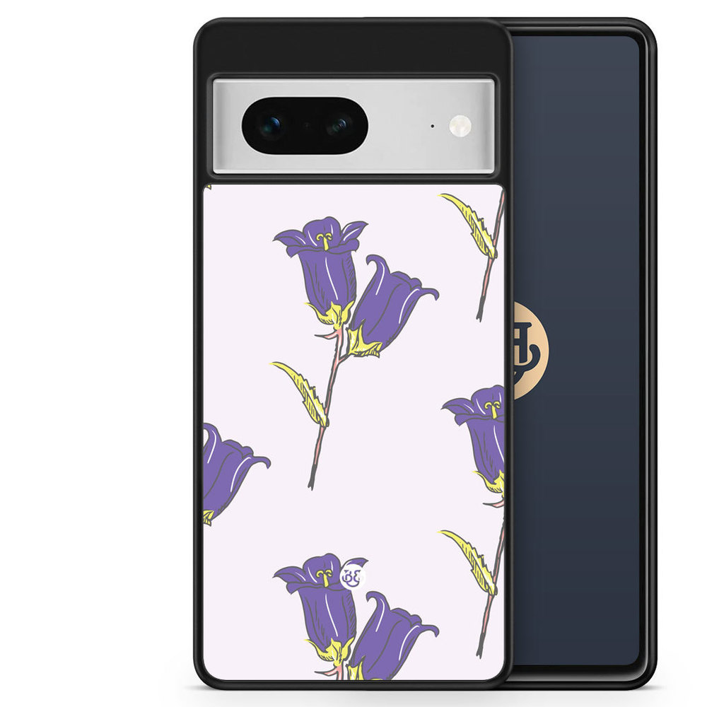 Google Pixel 7 Case - Wild Purple Flowers