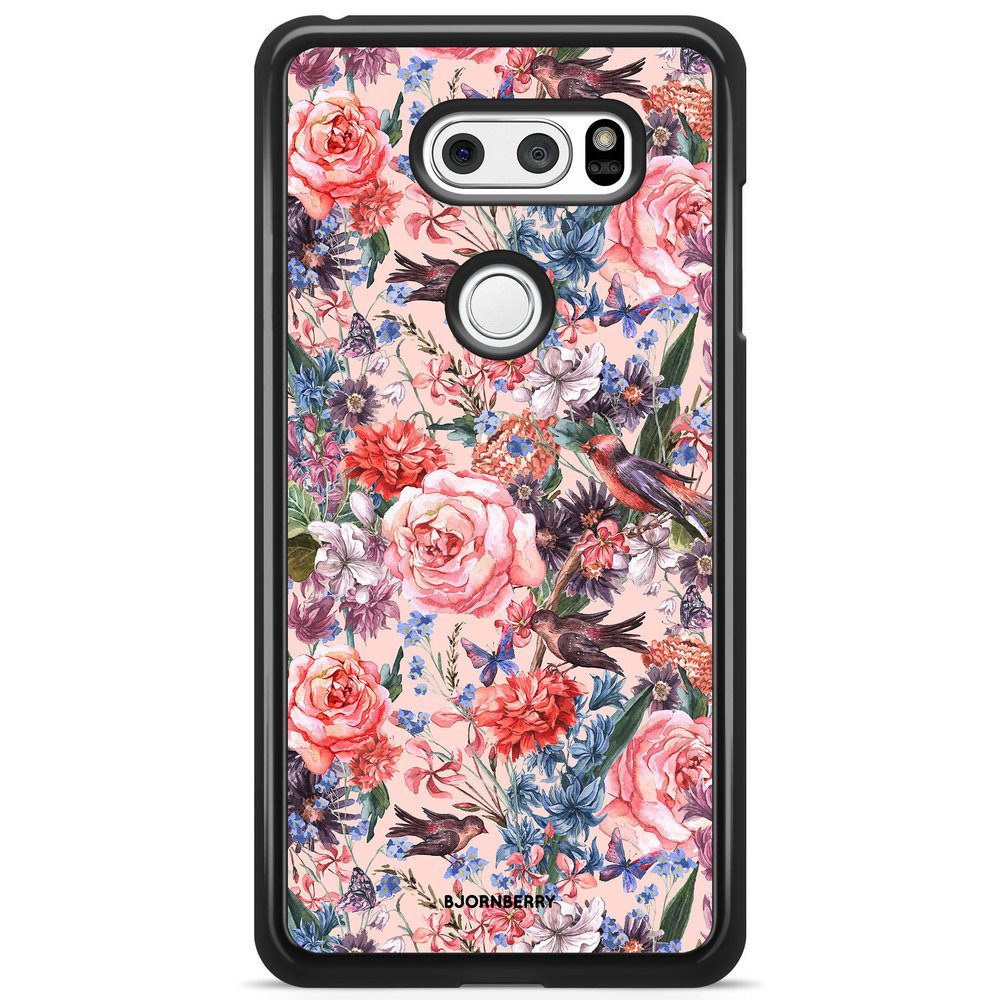LG V30 Case - Birds & Flowers