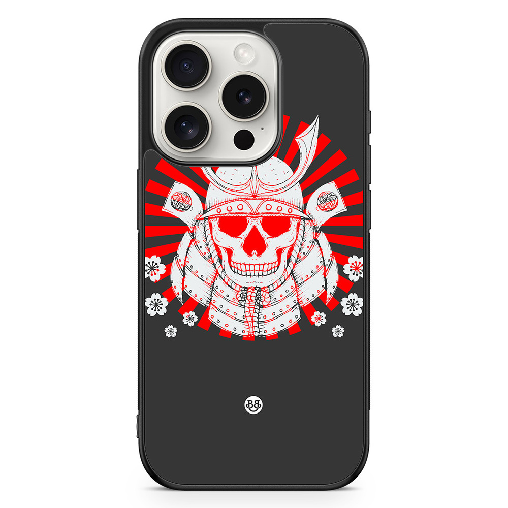 iPhone 15 Pro Case - Samurai skull