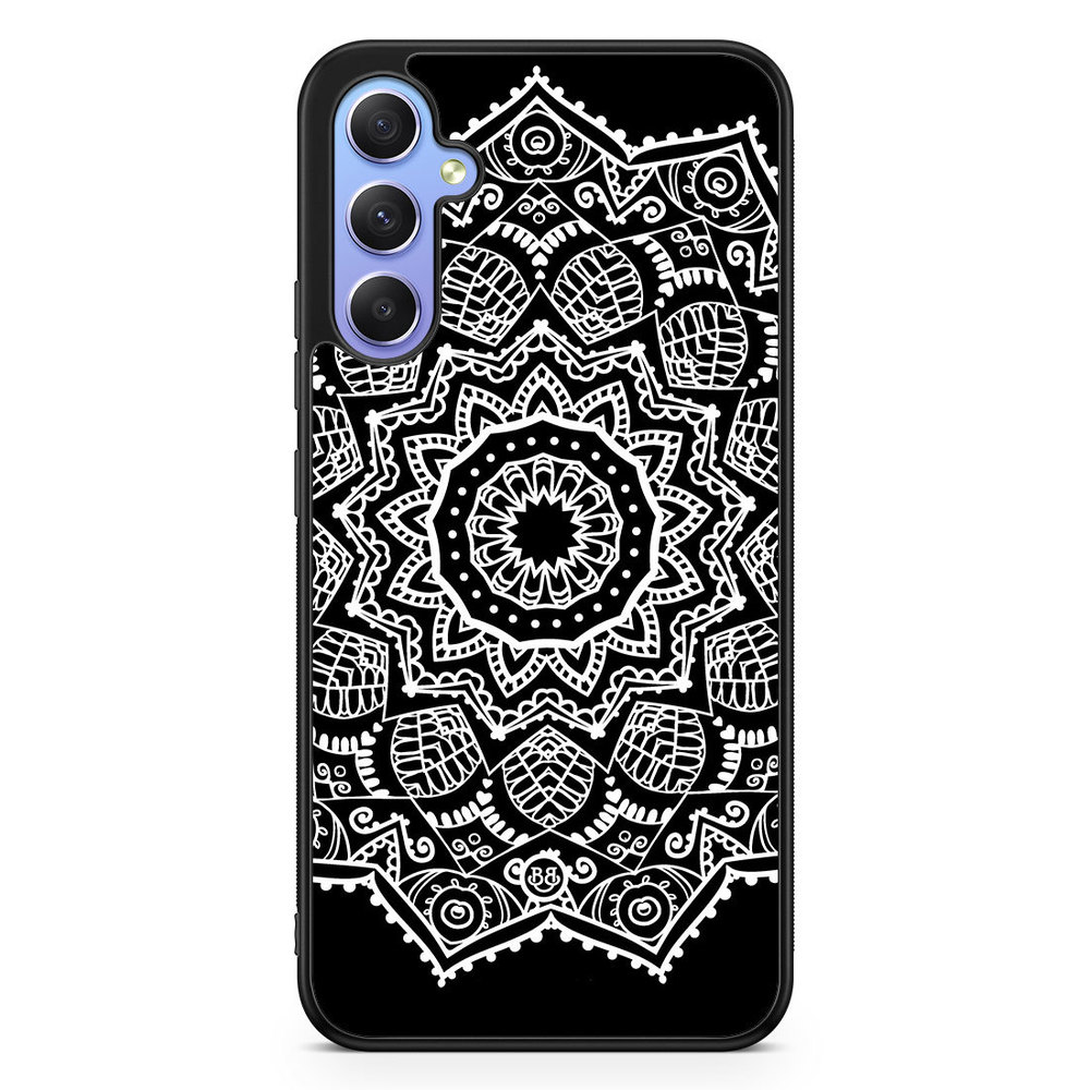 Samsung Galaxy A34 5G Case - White Mandala