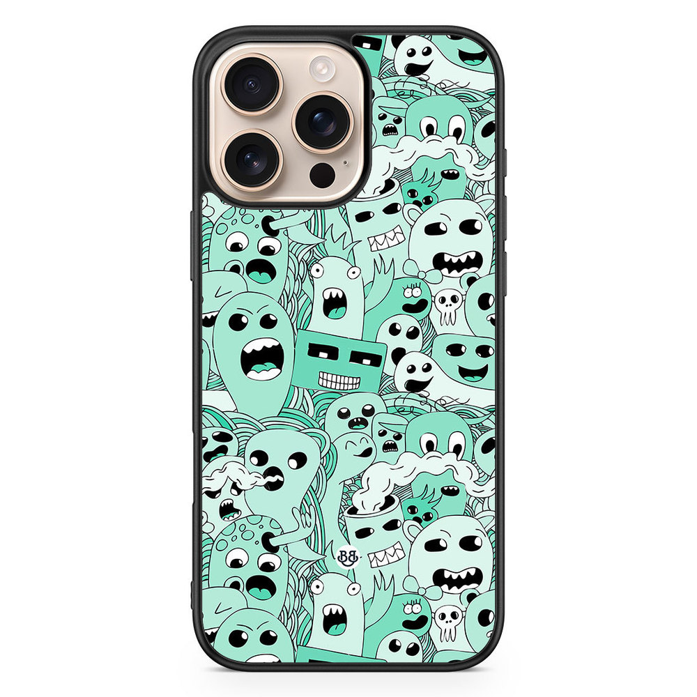 iPhone 16 Pro Max Case - Spökmönster