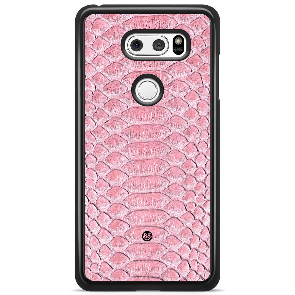 LG V30 Case - Salmon Snake