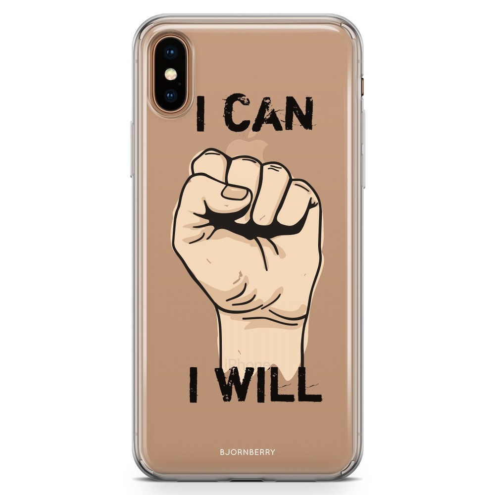iPhone Xs Max Fashion Case - I CAN I WILL