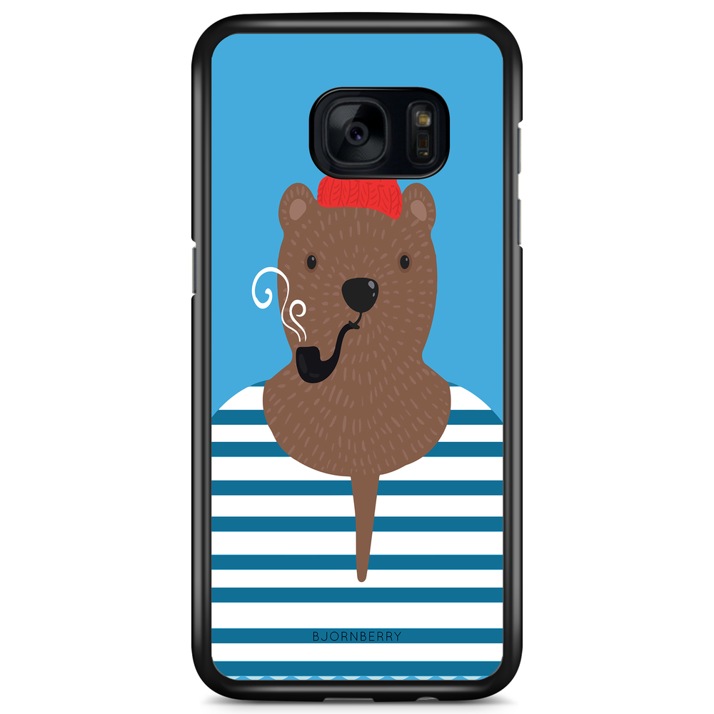 Samsung Galaxy S7 Edge Case - Hipster Bear