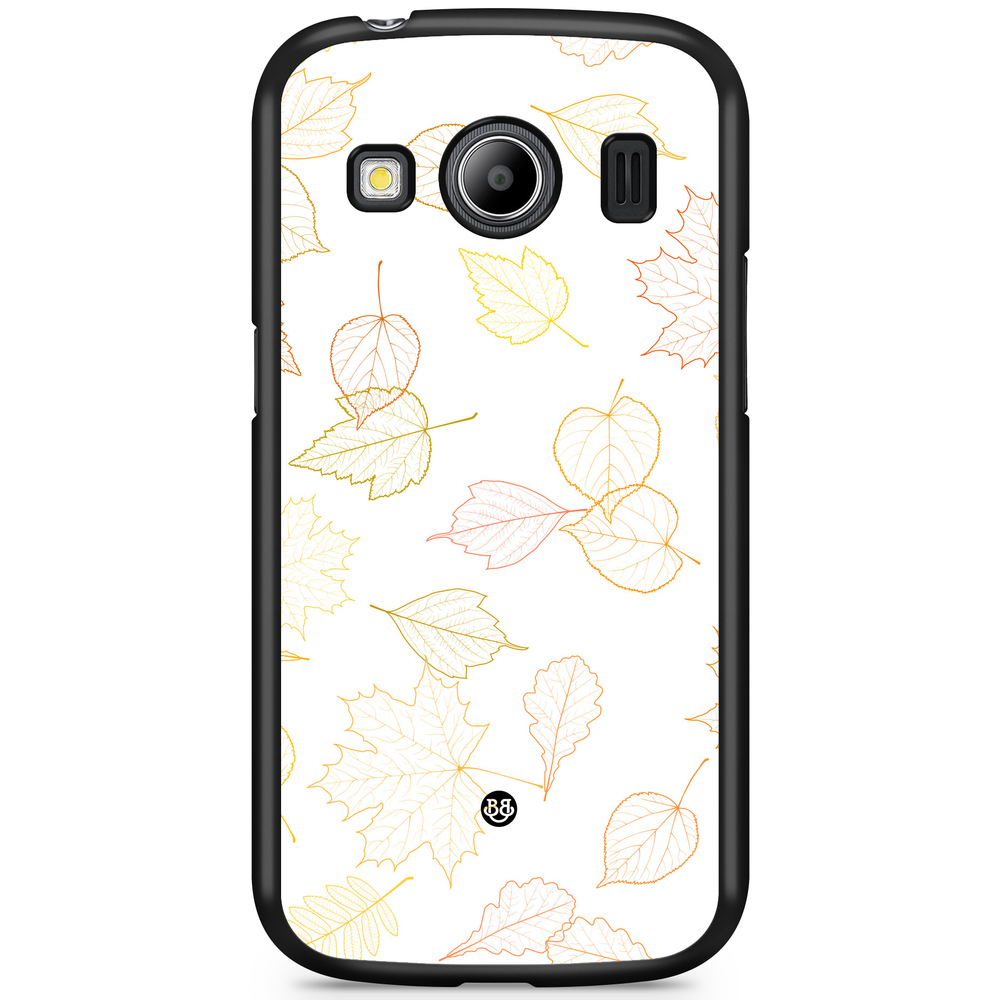 Samsung Galaxy Ace 4 Case - White and Leaves