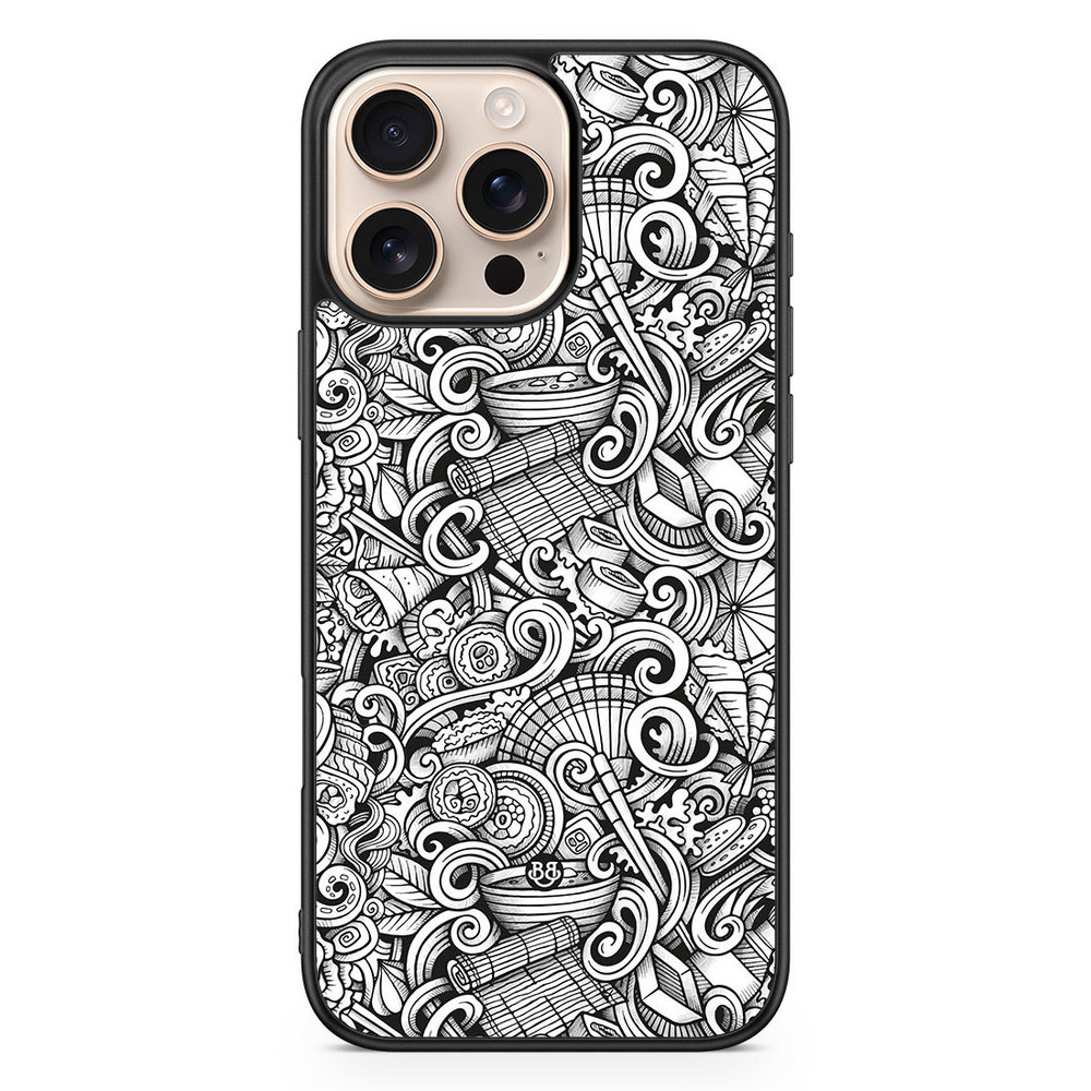 iPhone 16 Pro Max Case - Japanese Pattern