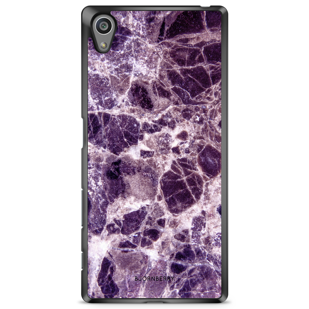 Sony Xperia Z5 Premium Case - Purple Marble