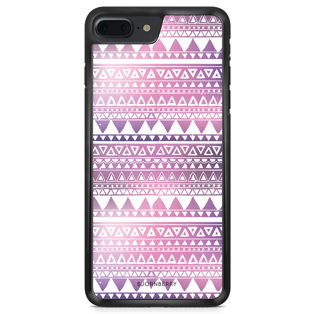 iPhone 8 Plus Case - Purple Aztec