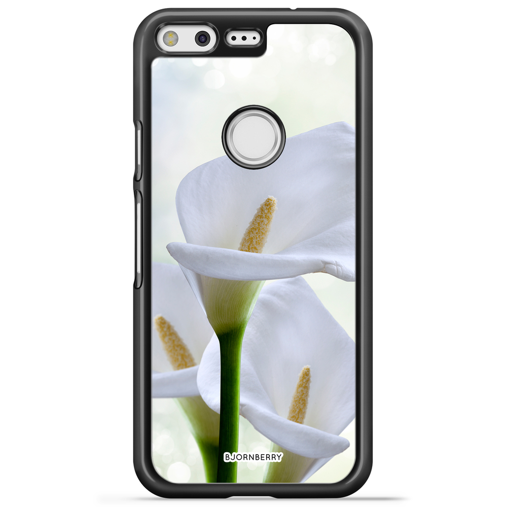 Google Pixel Case - White flower