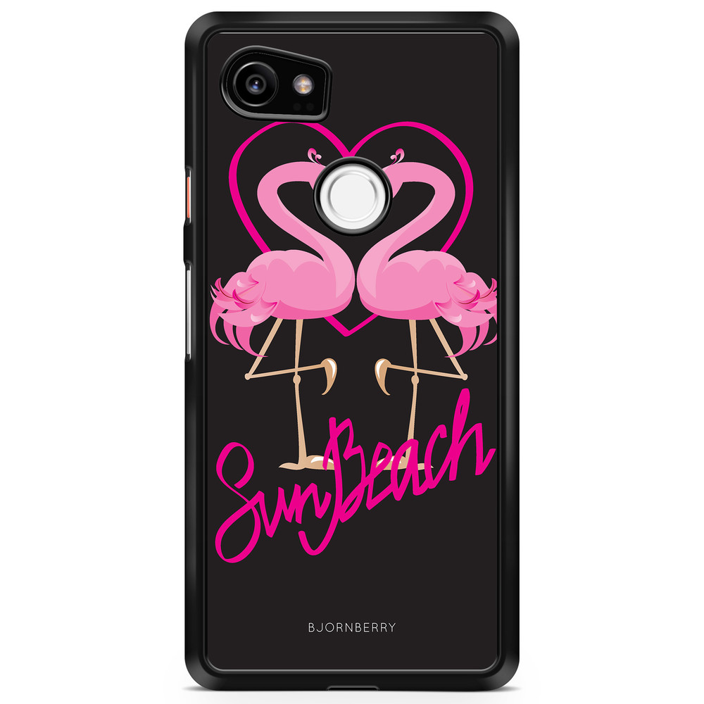 Google Pixel 2 XL Case - Sun Beach Flamingo