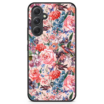 Samsung Galaxy A54 5G Skal - Fåglar & Blommor