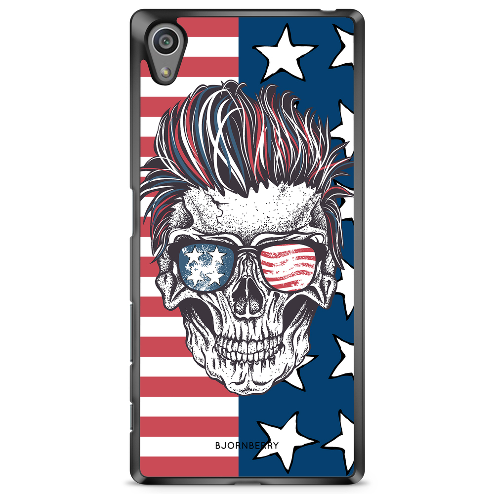 Sony Xperia Z5 Premium Case - USA Skull