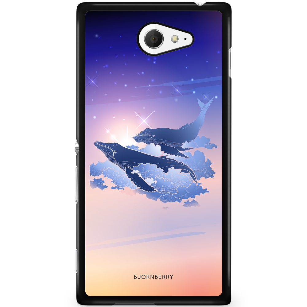 Sony Xperia M2 Aqua Case - Flying Whales