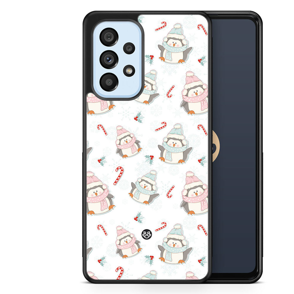 Samsung Galaxy A53 5G Case - Christmas Penguins