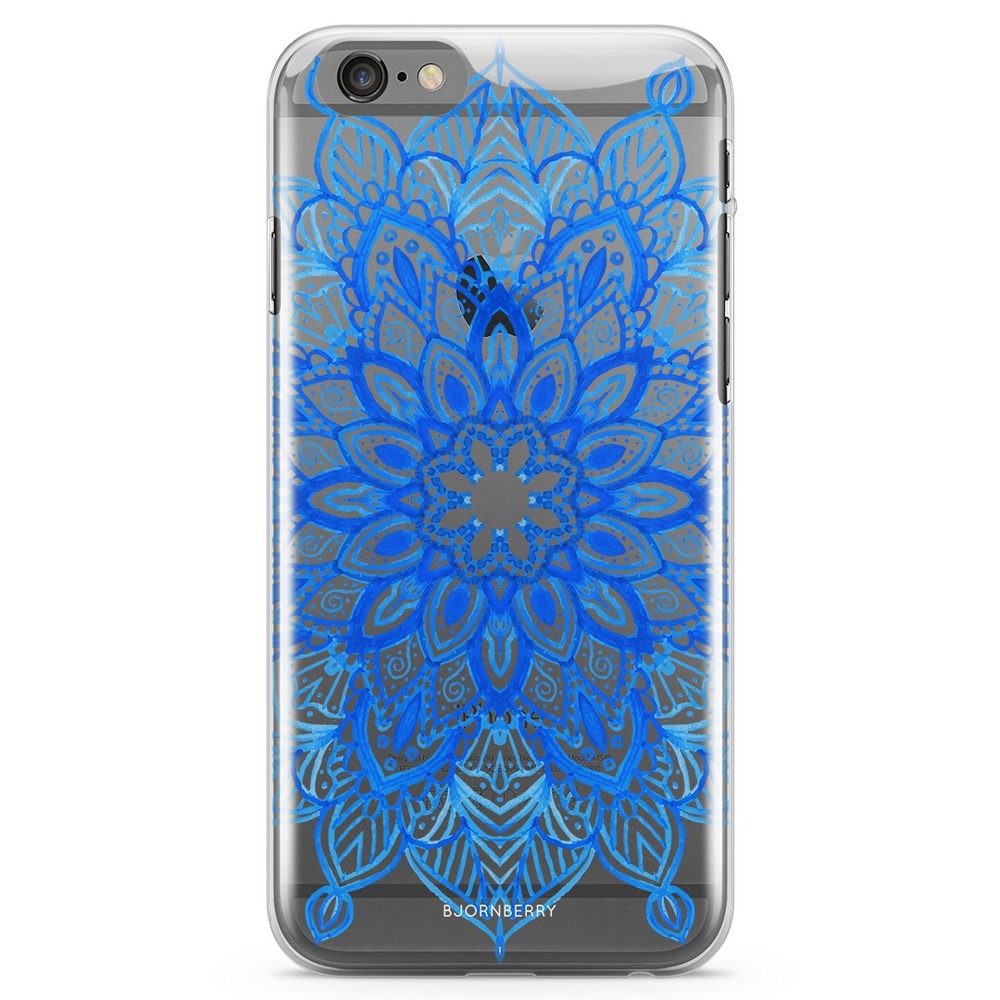 iPhone 6/6s TPU Case - Blue Mandala