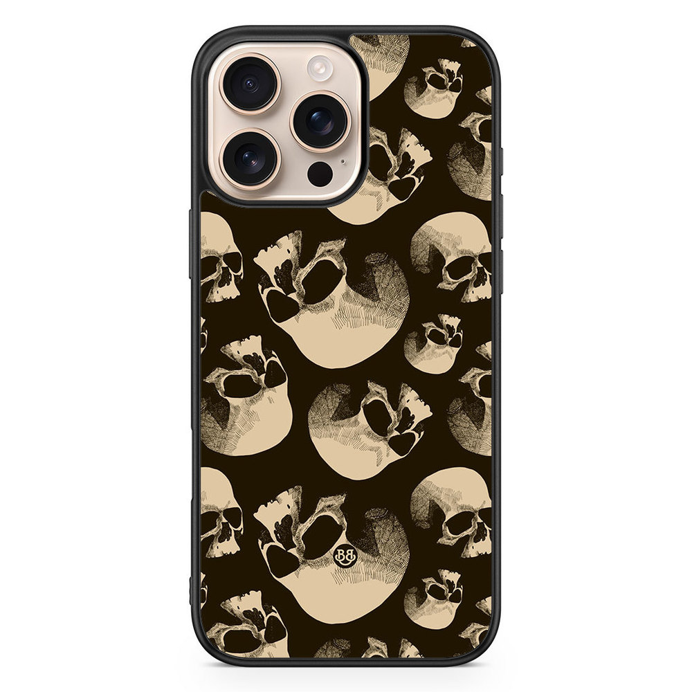 iPhone 16 Pro Max Skal - Dödskallar