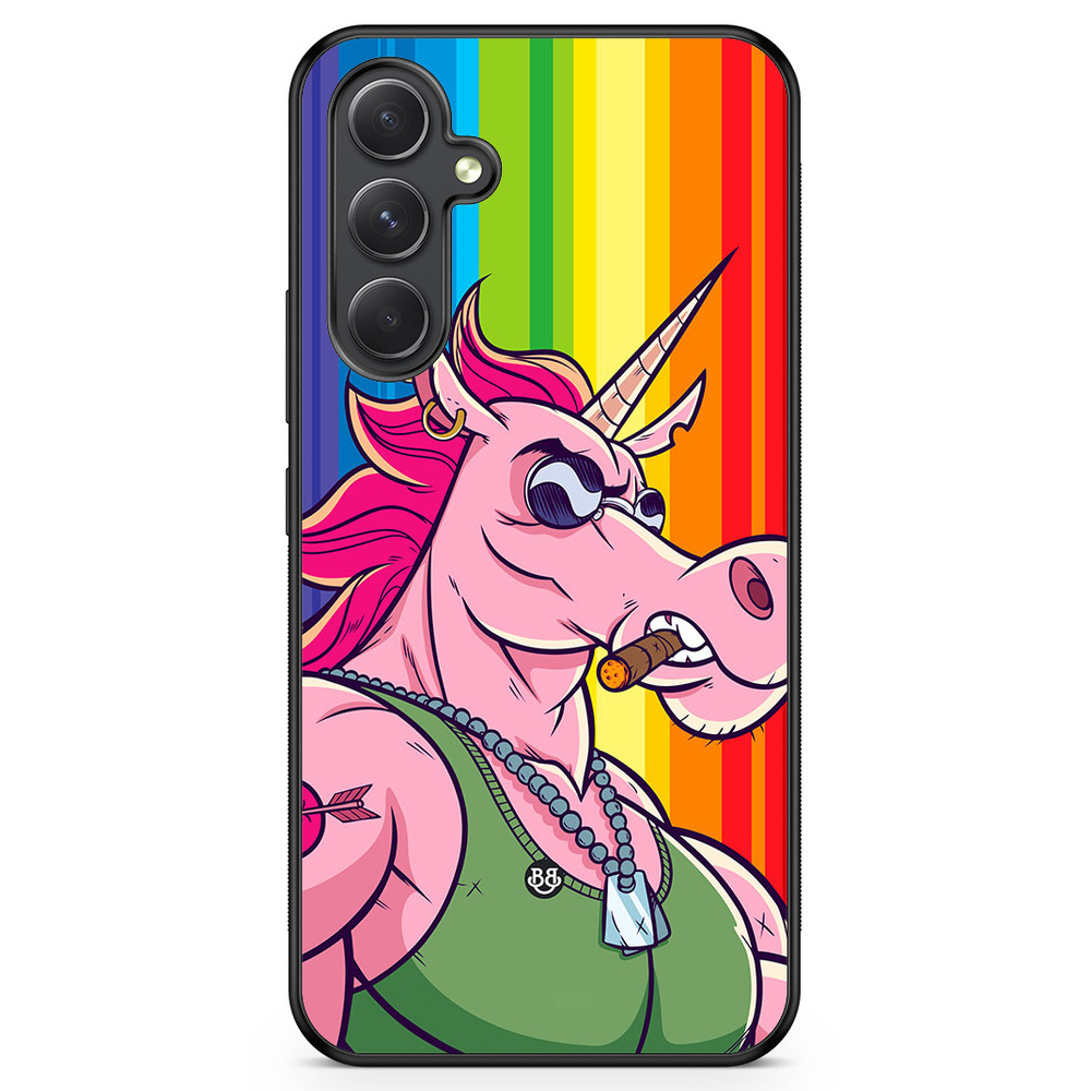 Samsung Galaxy A54 5G Case - Muscle Unicorn
