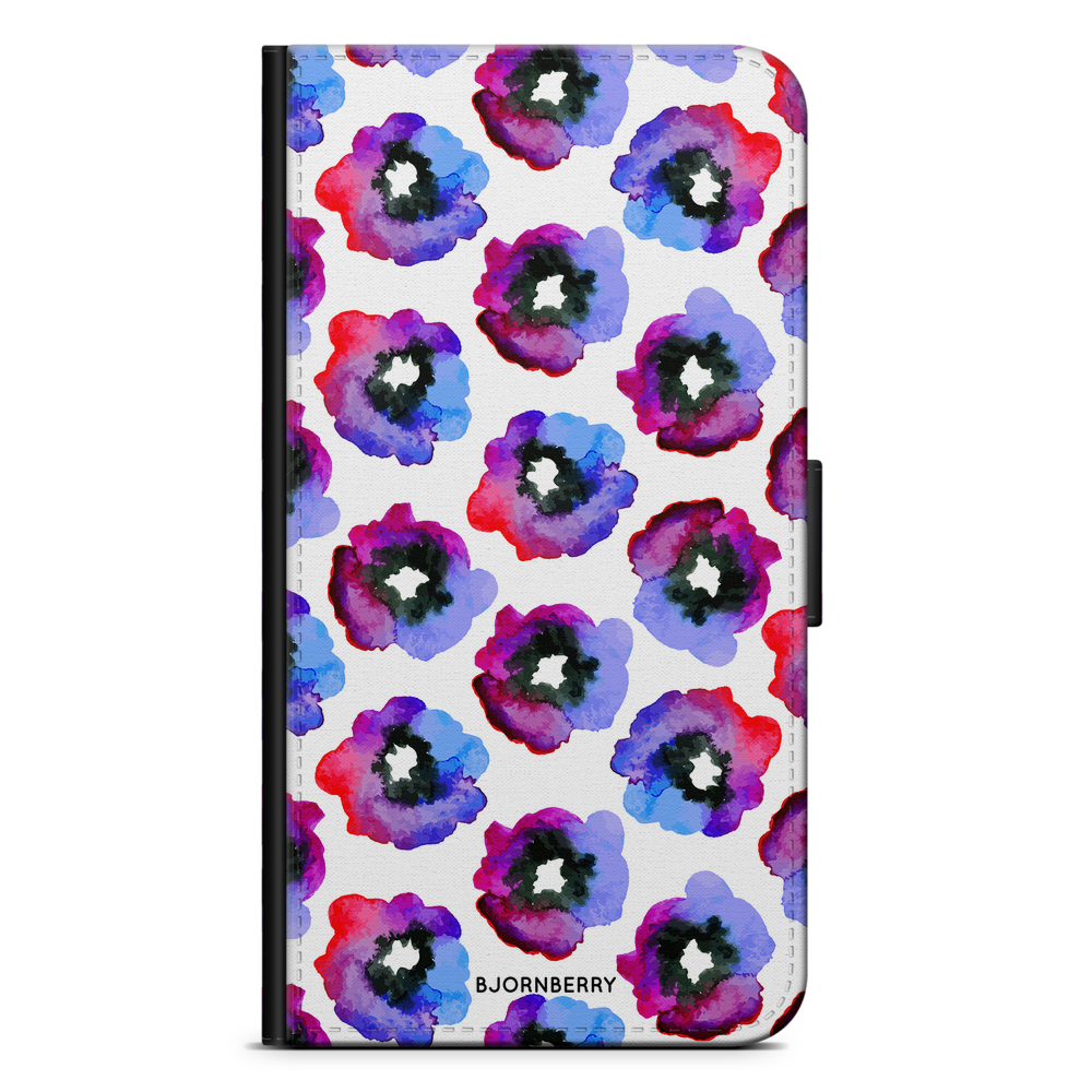 Sony Xperia X Wallet Case - Violet Flowers
