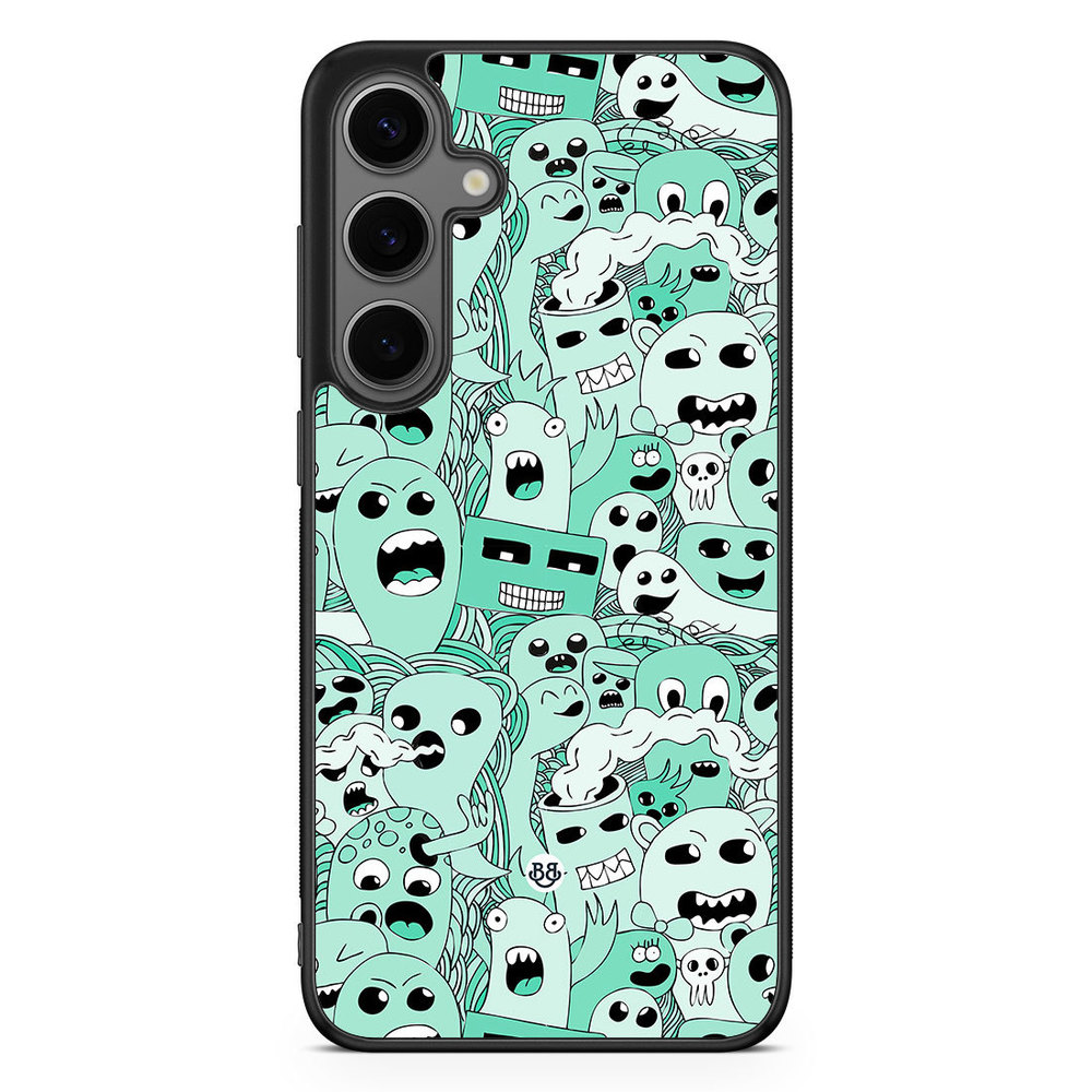 Samsung Galaxy S24 Plus Case - Spökmönster