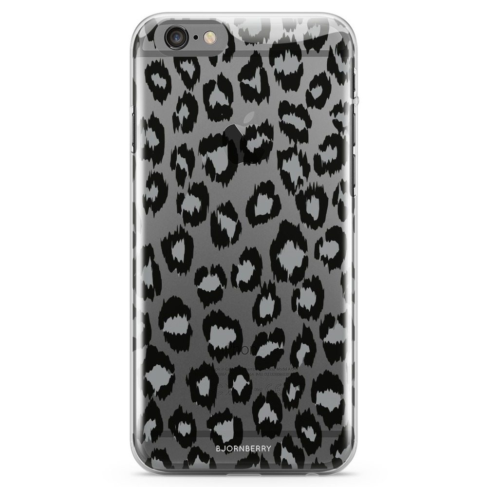 iPhone 6/6s TPU Case - Gray Leopard