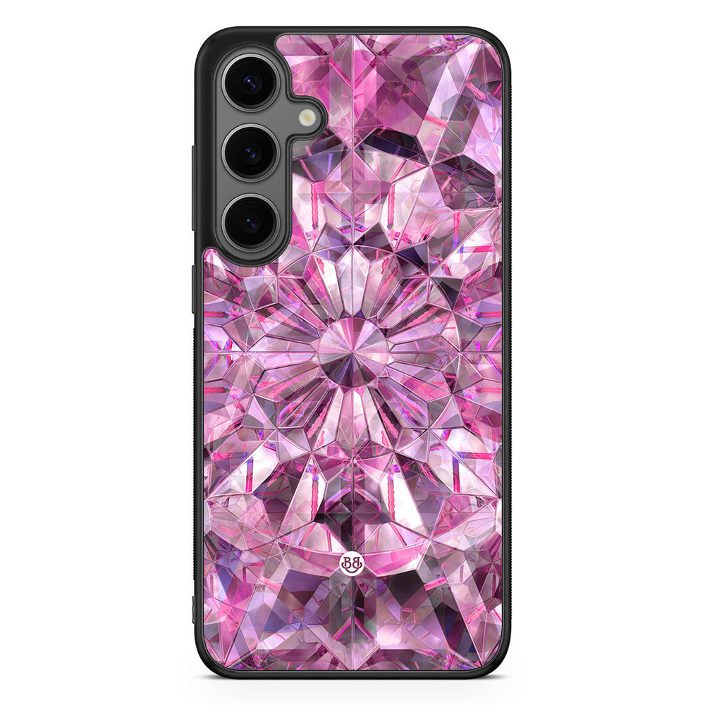 Samsung Galaxy S24 Plus Case - Pink Crystals