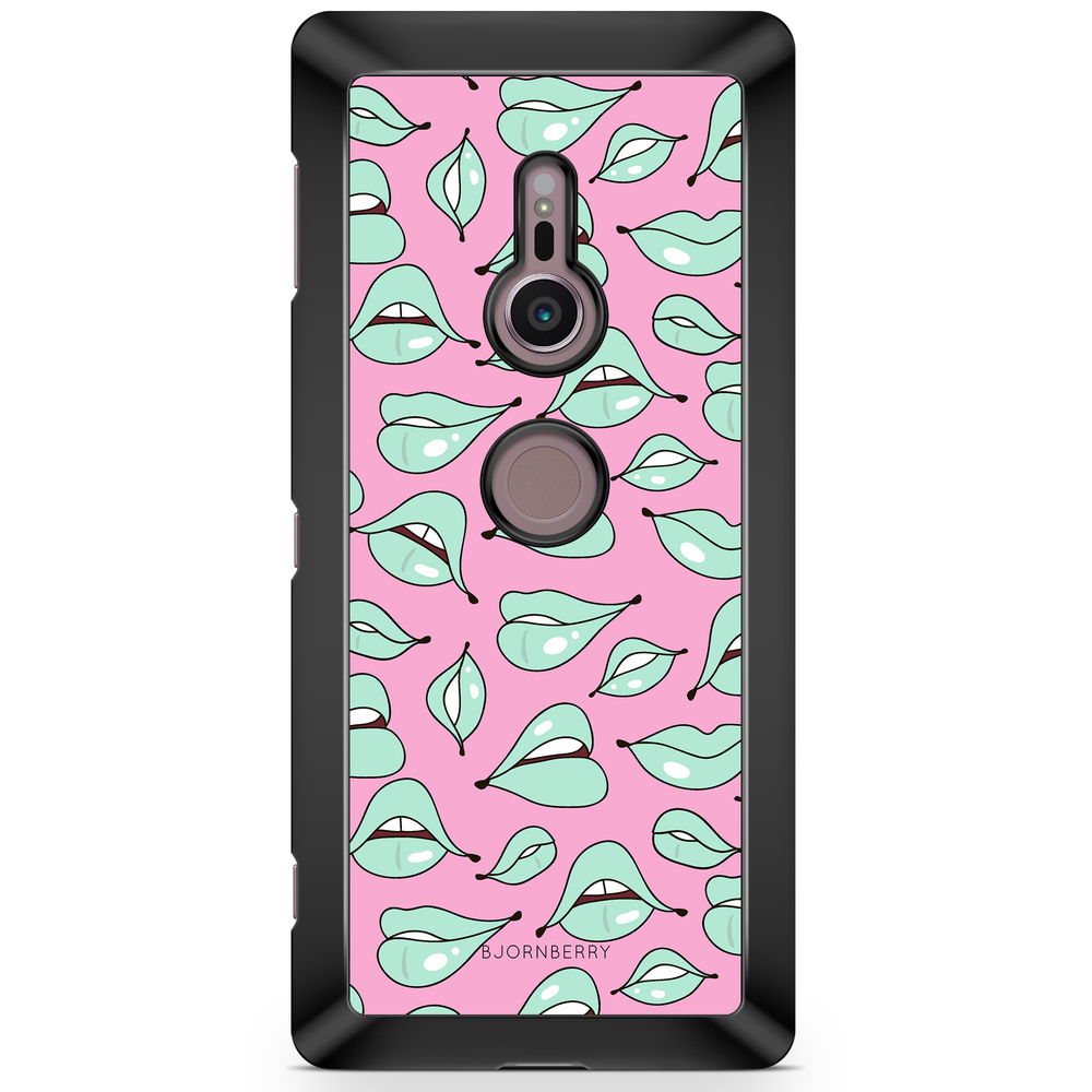 Sony Xperia XZ2 Case  - Green Lips