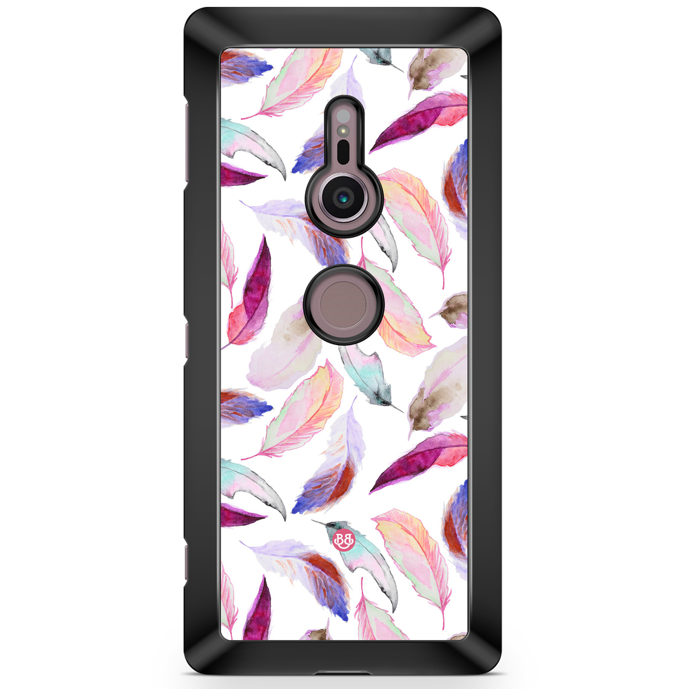 Sony Xperia XZ2 Case  - Watercolor Feathers