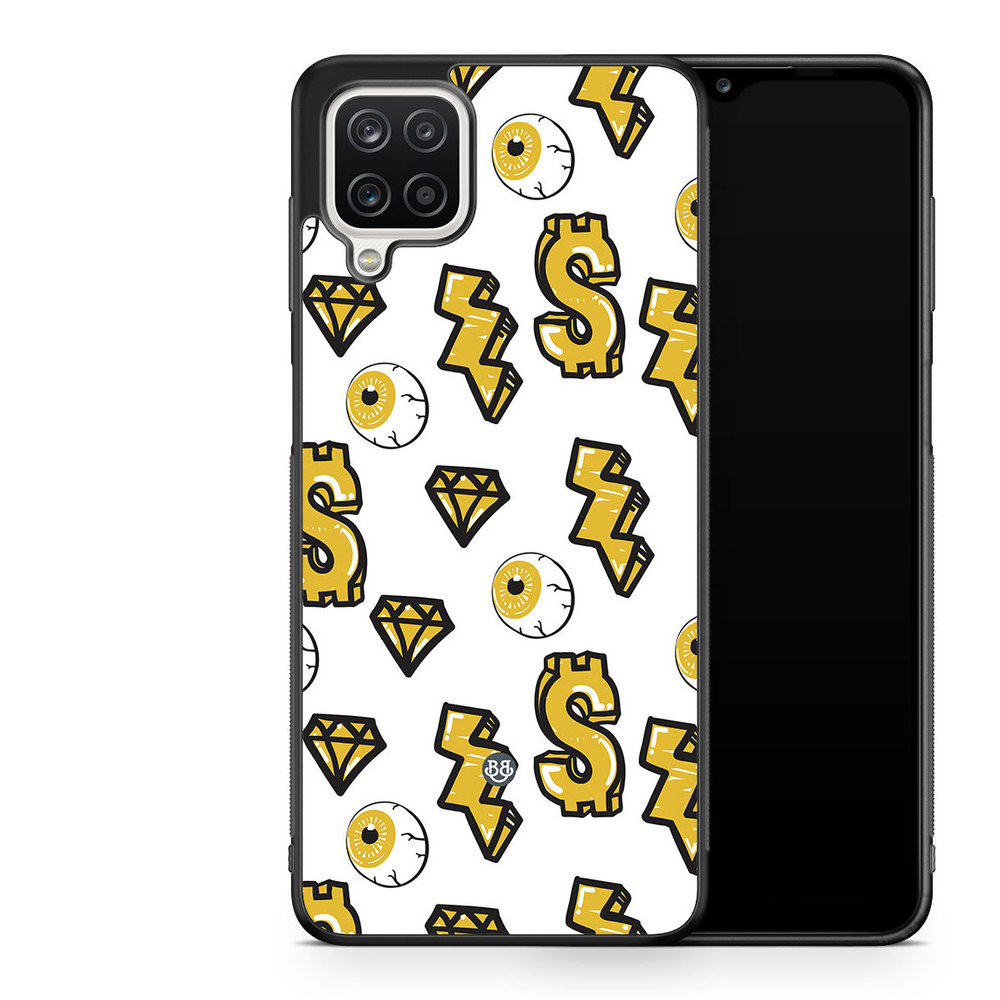 Samsung Galaxy A12 Case - Dollar Pattern