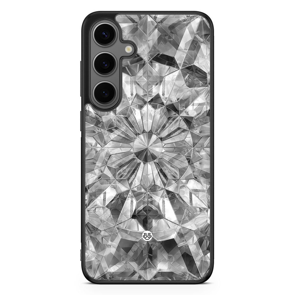 Samsung Galaxy S24 Plus Case - Grey Crystals