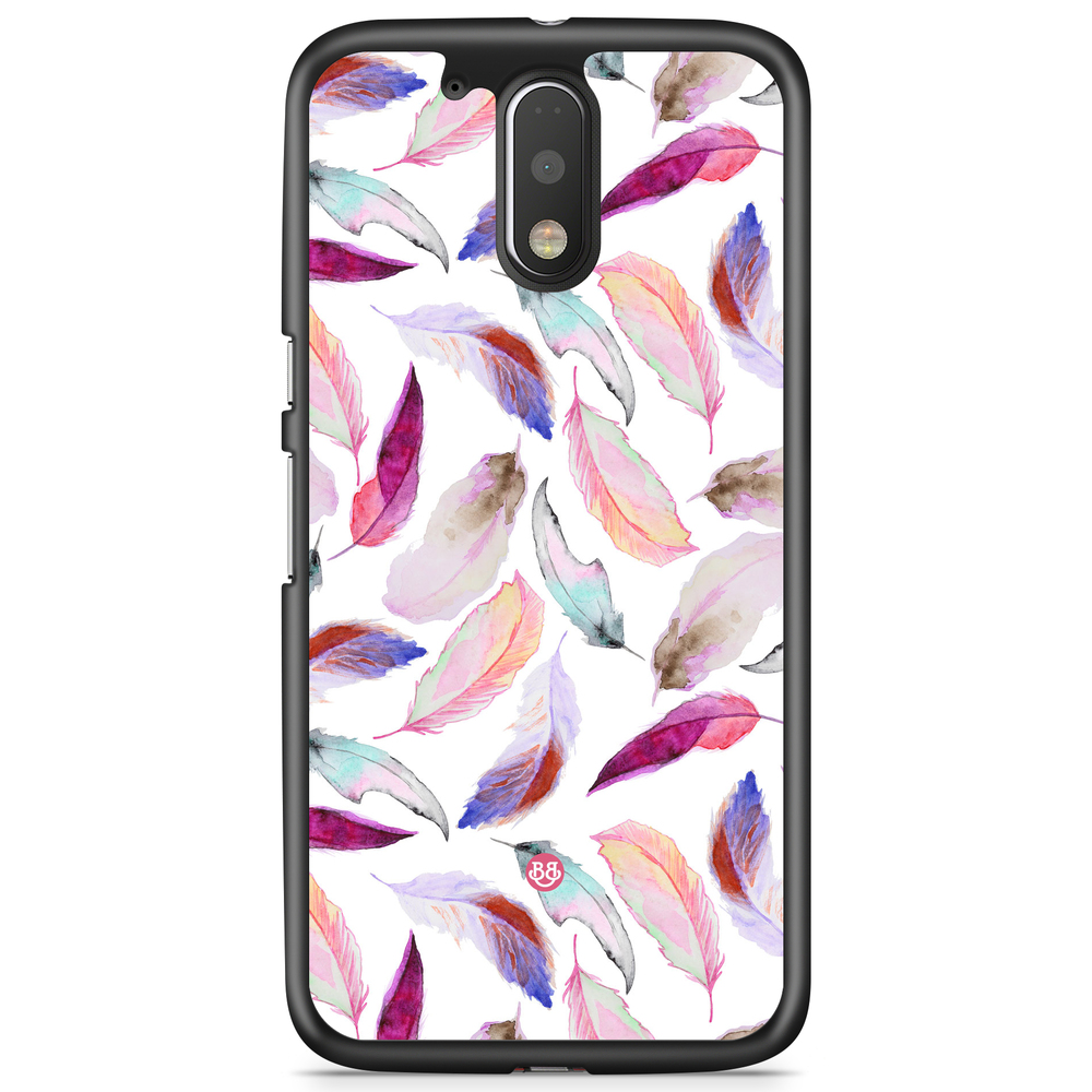 Moto G4/G4 Plus Case - Watercolor Feathers