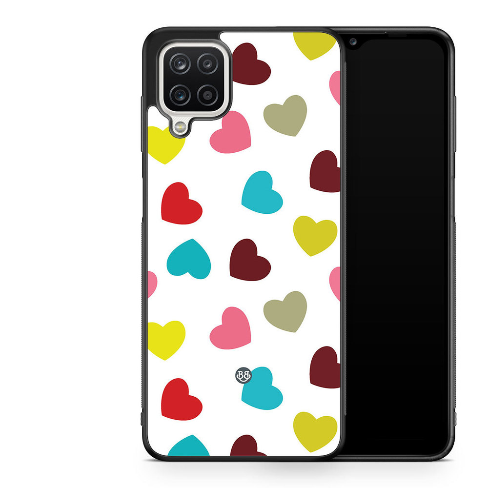 Samsung Galaxy A12 Case - Hearts