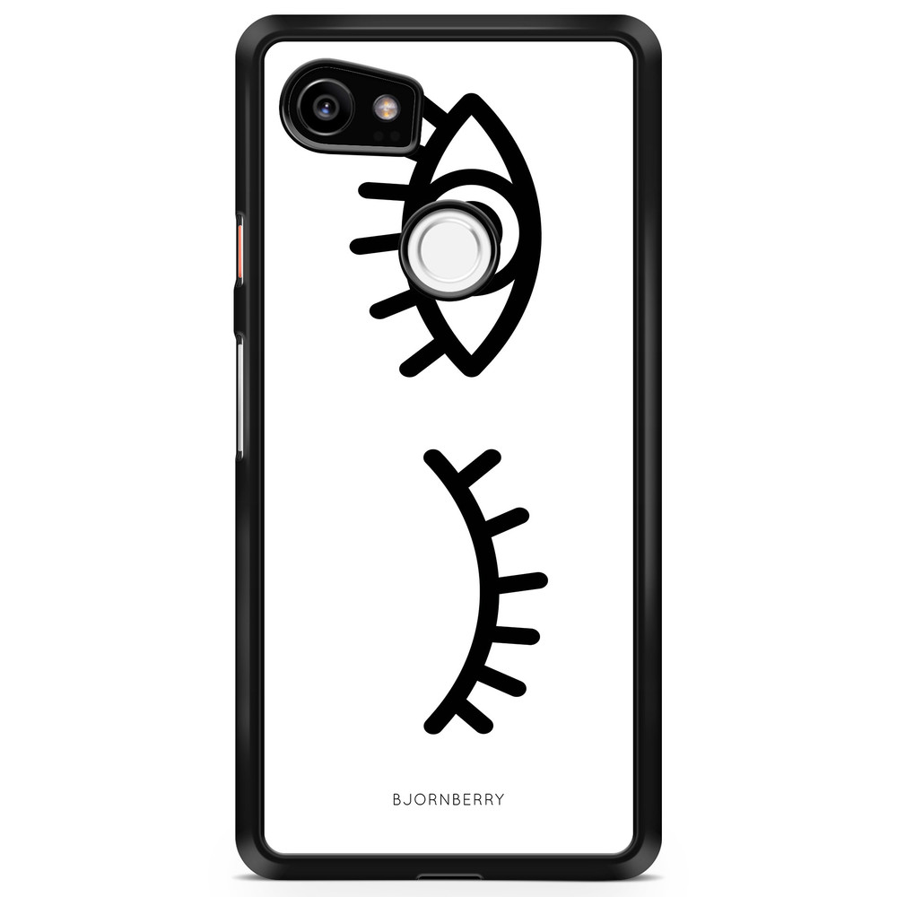 Google Pixel 2 XL Case - Black Eyes