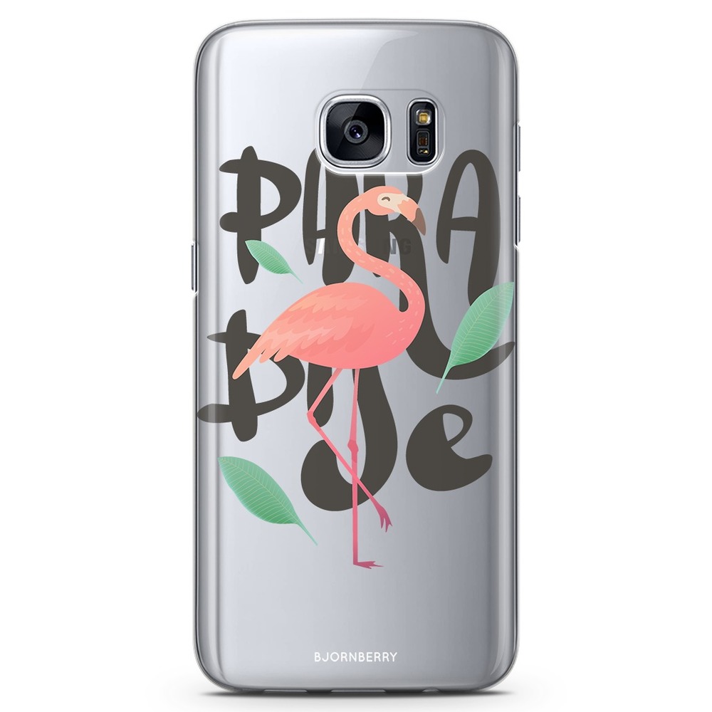 Samsung Galaxy S6 Edge TPU Case - Paradise Flamingo