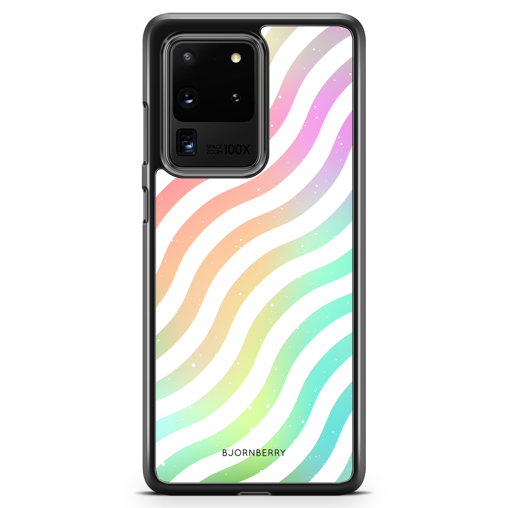 Samsung Galaxy S20 Ultra Case - Wavy Rainbow