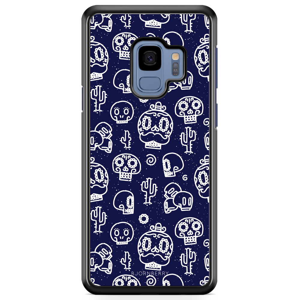 Samsung Galaxy S9 Case - Oldschool Skulls