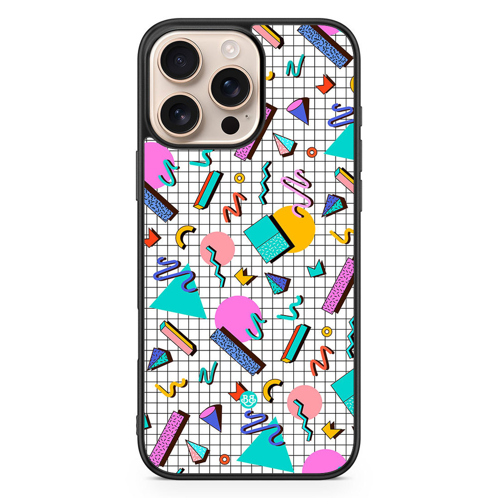 iPhone 16 Pro Max Case - 80s Pattern