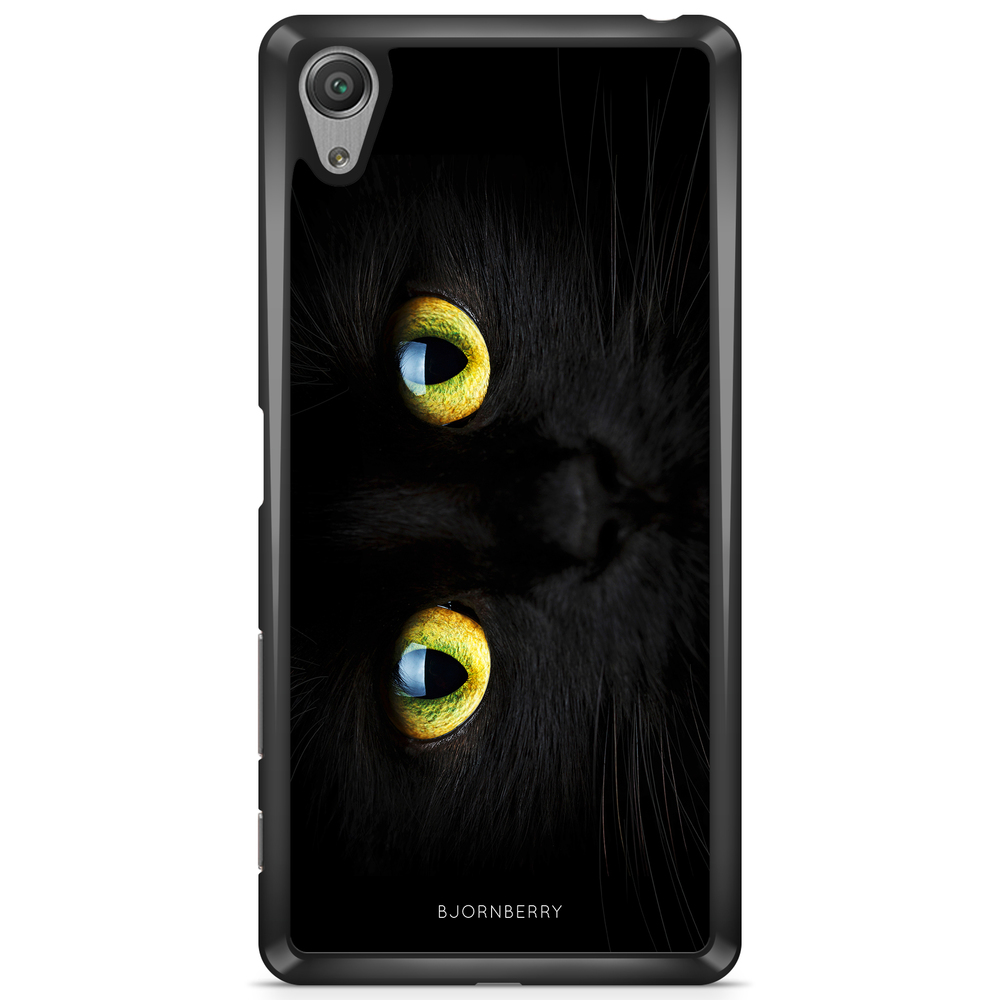 Sony Xperia XA Case - Black Cat Close Up