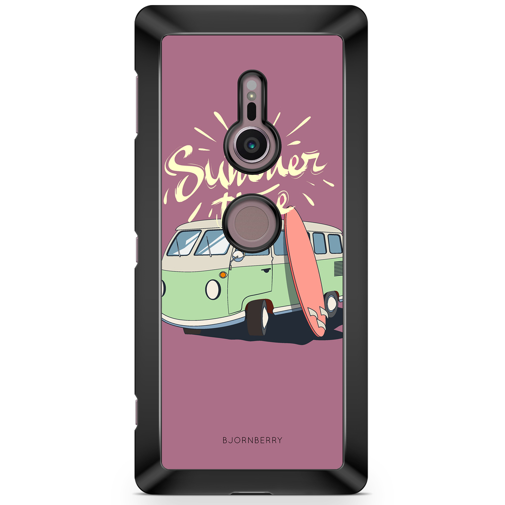 Sony Xperia XZ2 Case  - Summer Van (Pink)
