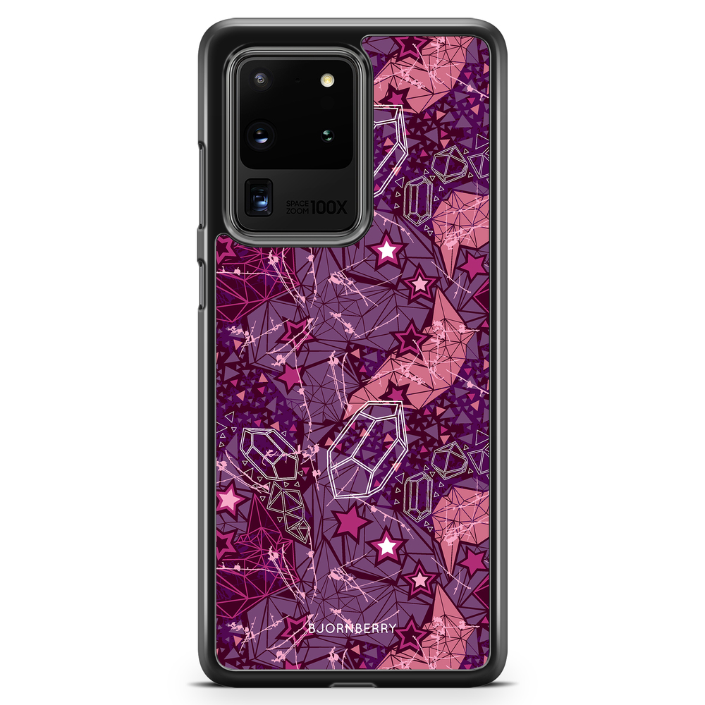 Samsung Galaxy S20 Ultra Skal - Lila Stjärnor