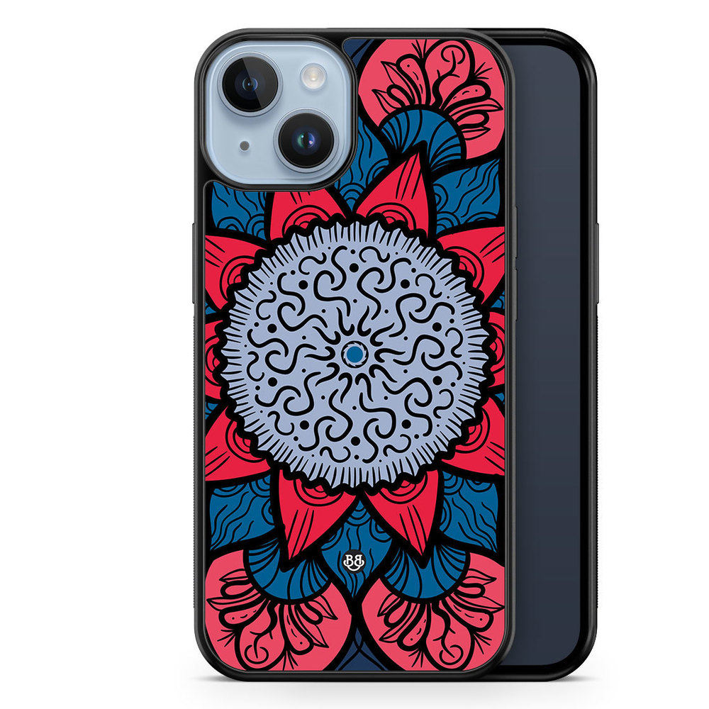 iPhone 14 Plus Case - Blue Mandala