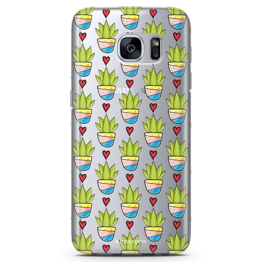 Samsung Galaxy S6 Edge TPU Case - Cactus Pattern