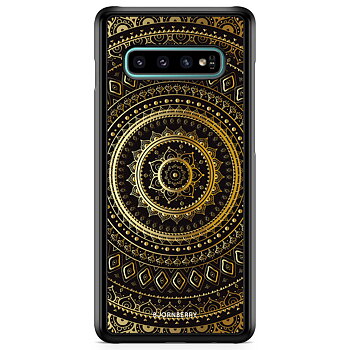 Samsung Galaxy S10 Skal - Guld Mandala