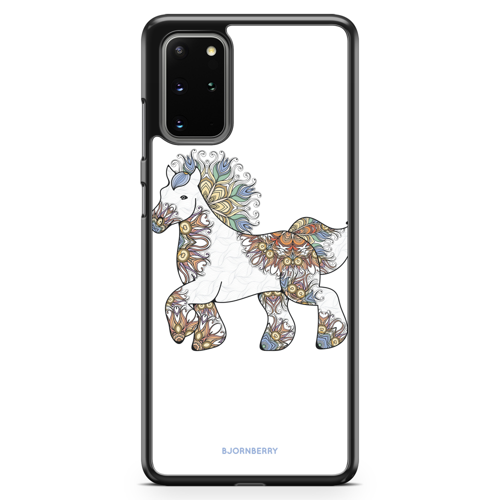 Samsung Galaxy S20 Plus Skal - Blommig Enhörning | Mobilskal & Mobilfodral BJORNBERRY