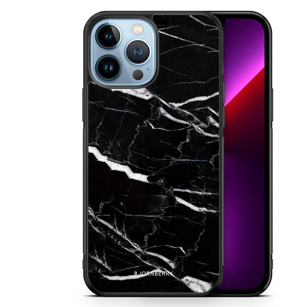 iPhone 13 Pro Max Case - Black Marble