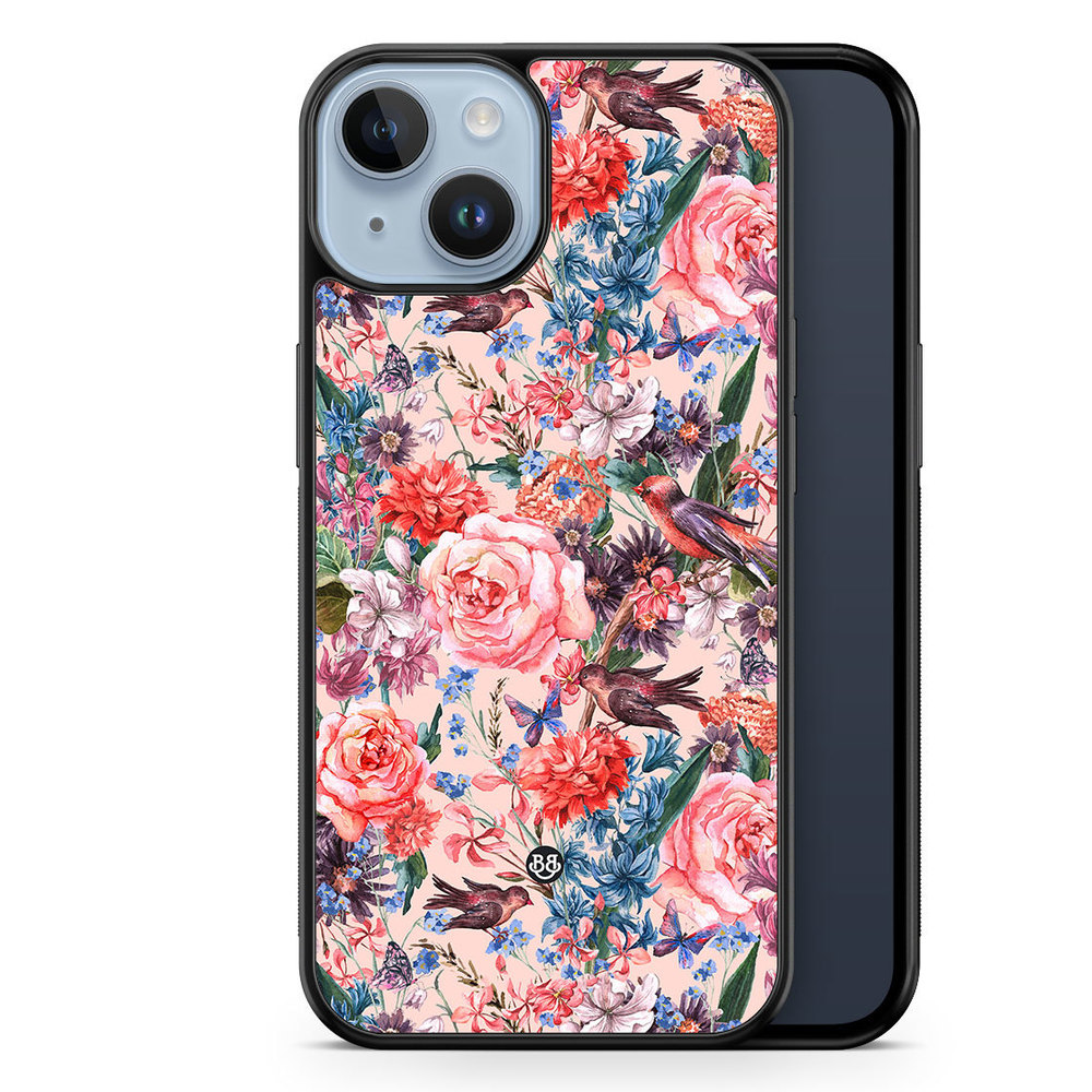 iPhone 14 Plus Case - Birds & Flowers