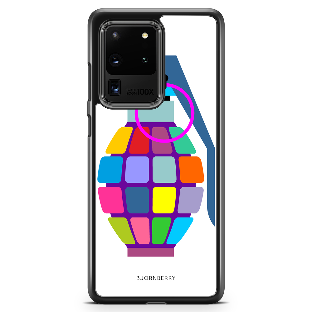 Samsung Galaxy S20 Ultra Case - Color Hand Granade