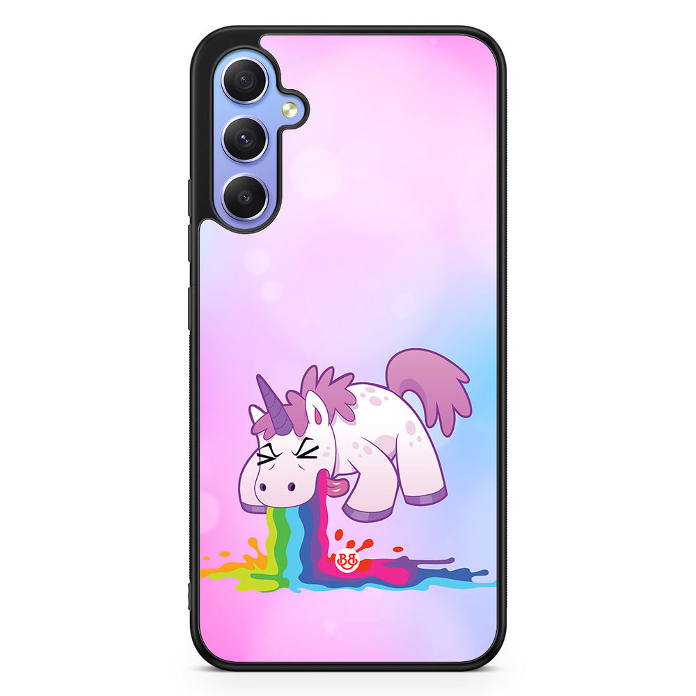 Samsung Galaxy A34 5G Case - Puking Unicorn