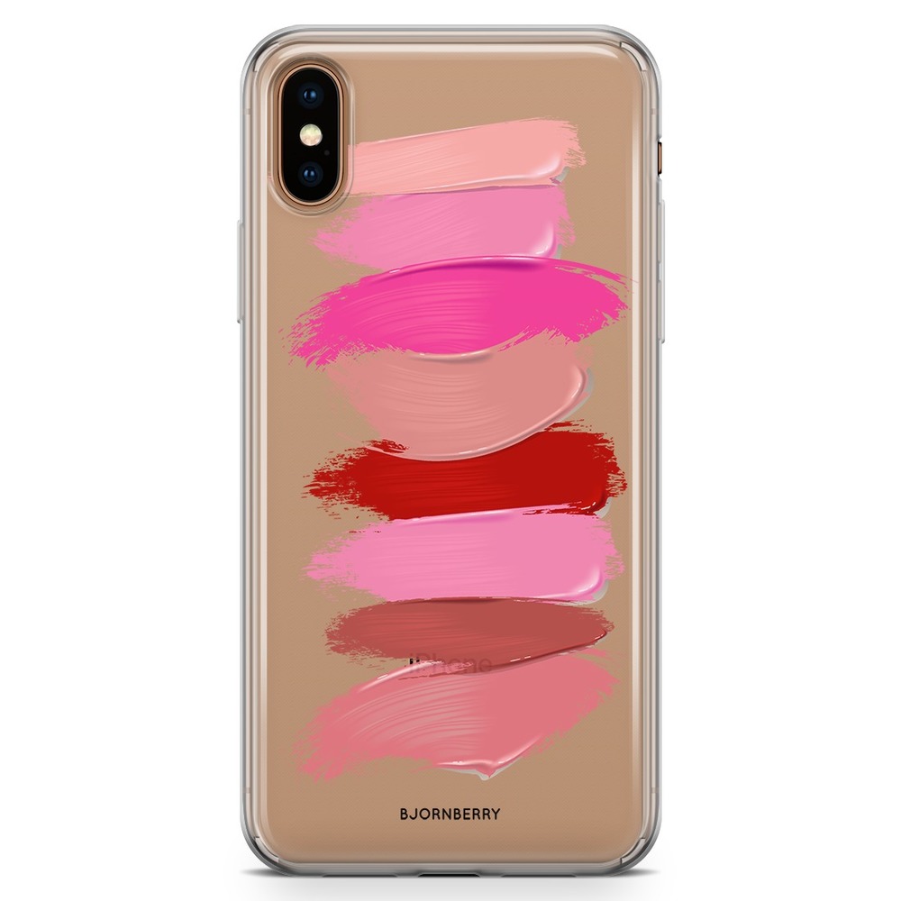 iPhone Xs Max Fashion Skal - Lipstick Smears